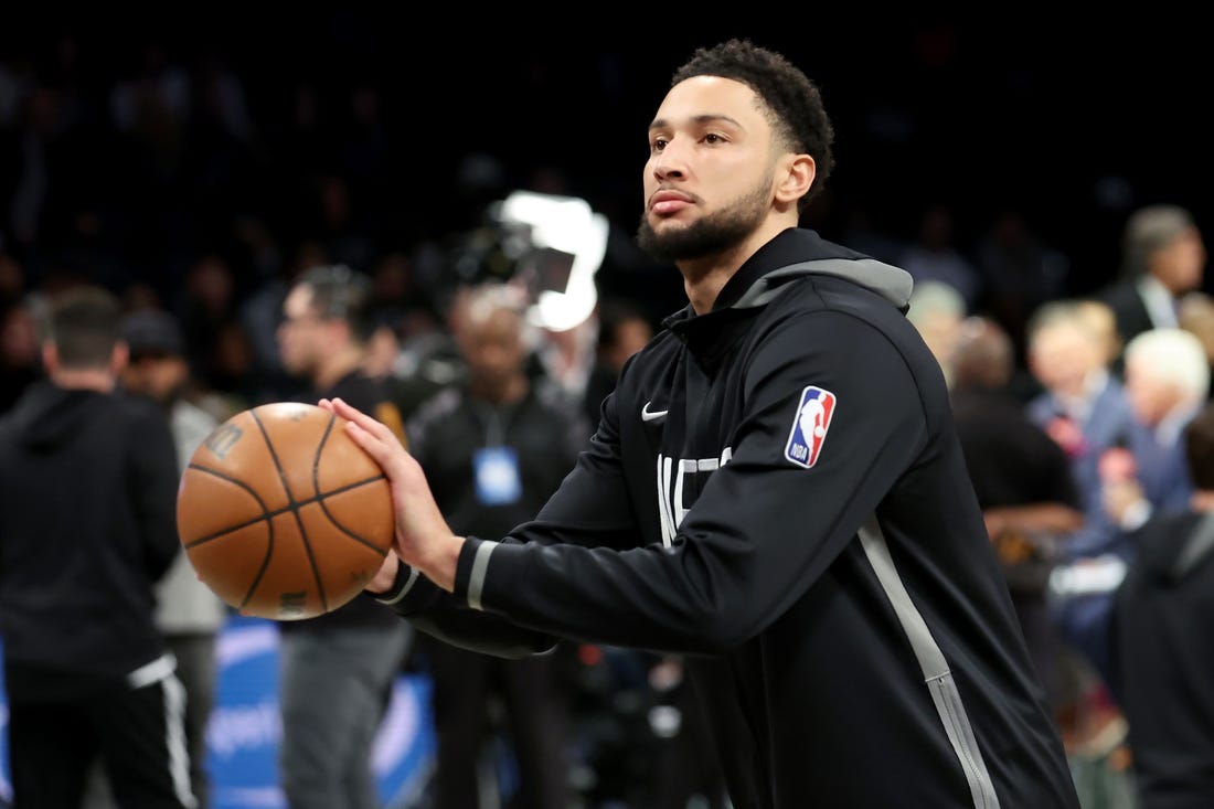 Nets G Ben Simmons (calf) out at least 3 games
