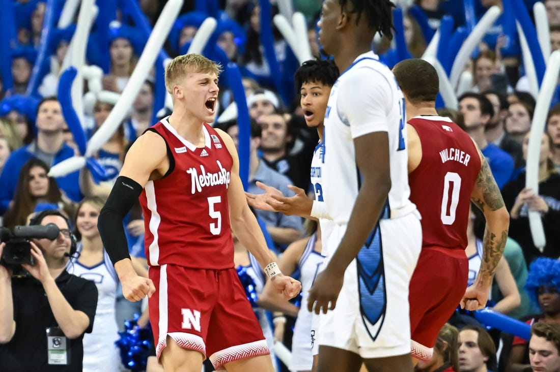 Top 25 roundup: Nebraska pulls off road upset of No. 7 Creighton