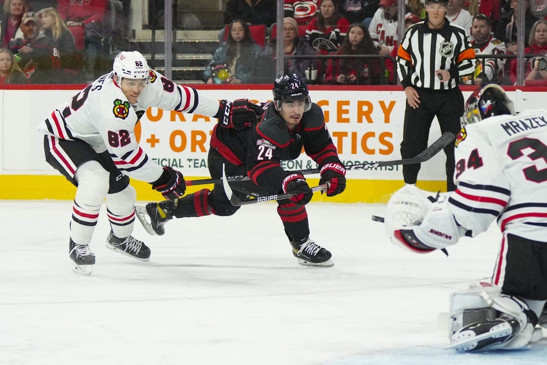 NHL News: Hurricanes strike early, never look back to blank Blackhawks