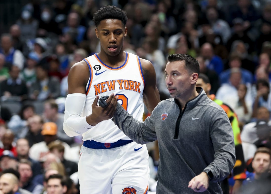 Report: Knicks G RJ Barrett (finger) out for a week
