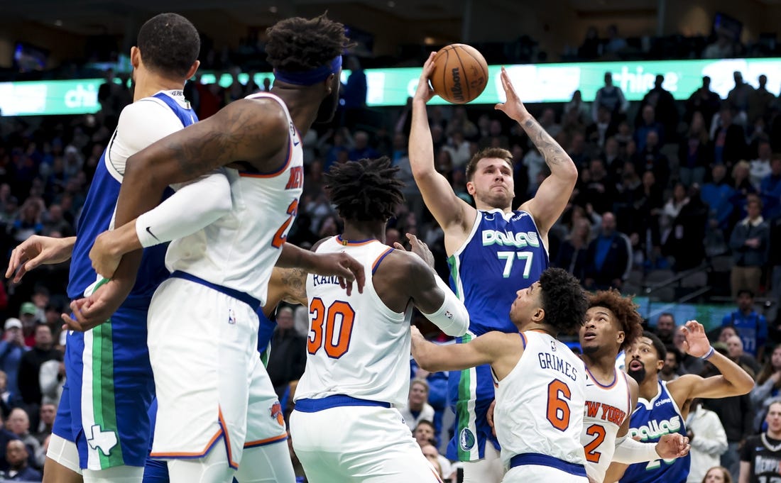 NBA roundup: Luka Doncic makes NBA history, Mavs edge Knicks in OT