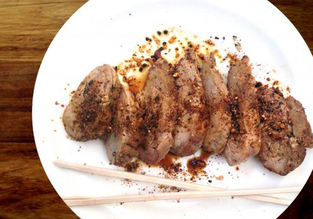 Shichimi Togarashi Grilled Pork Tenderloin