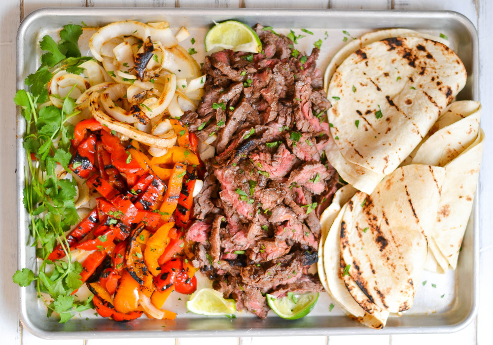 Skirt Steak Fajitas