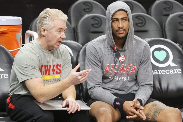 Hawks begin life under Joe Prunty with game vs. Cavs
