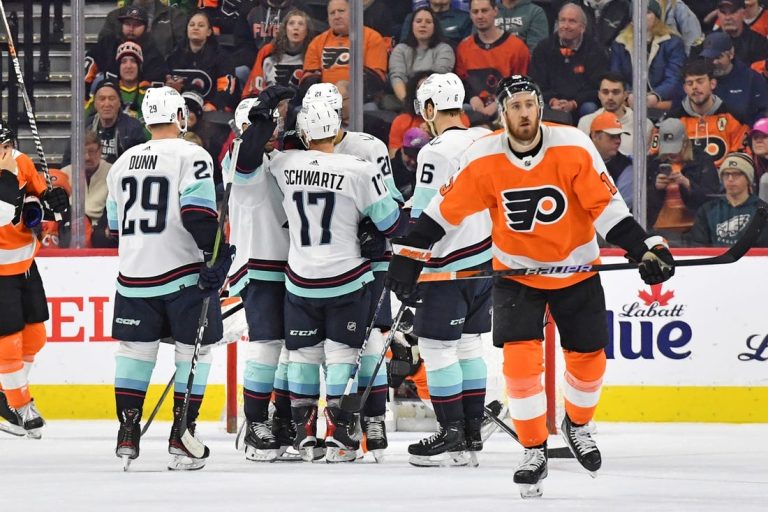 NHL News: Jaden Schwartz nets two goals, Kraken fend off Flyers