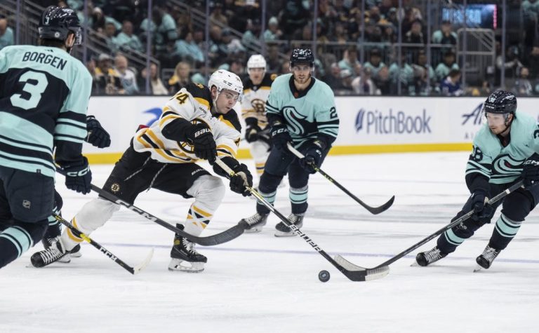 NHL News: Bruins score twice late to stun Kraken