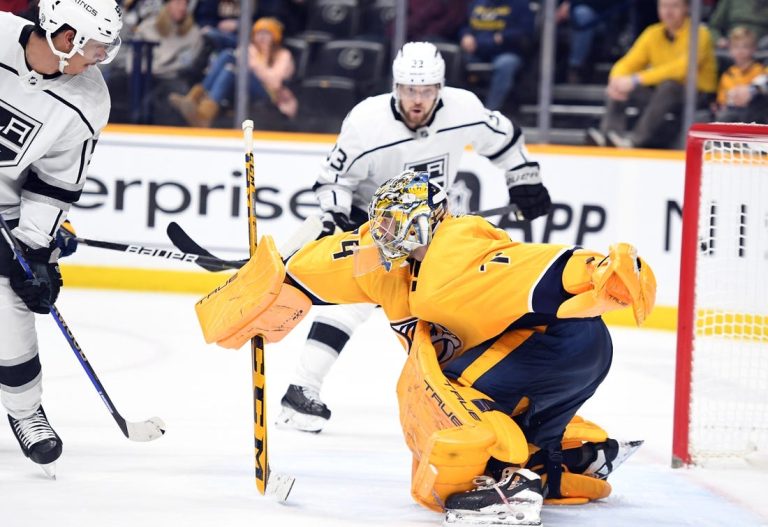 NHL News: Kevin Lankinen shines as Predators clip Kings in shootout