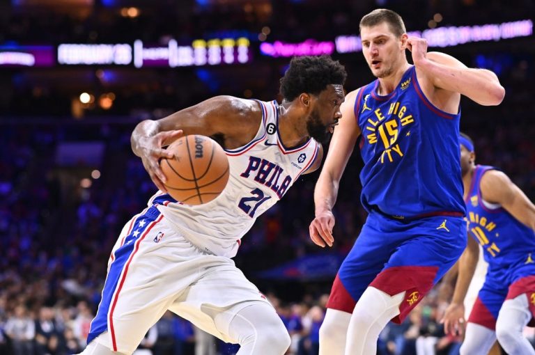 Without Joel Embiid, Sixers visit Nikola Jokic, Nuggets