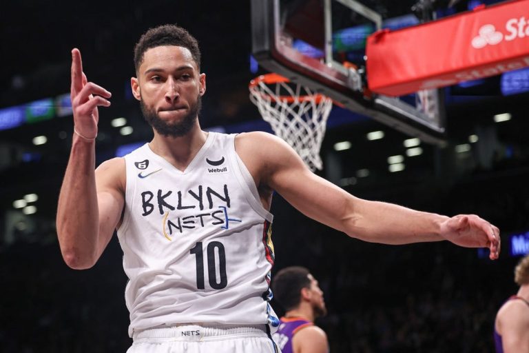 Nets G Ben Simmons (back) shut down for season