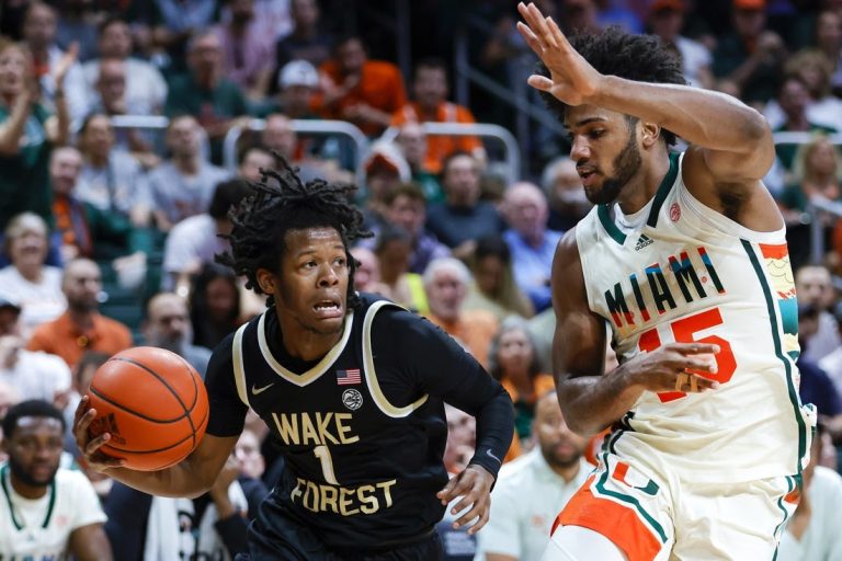 Top of ACC’s top players clash as Wake Forest faces Miami