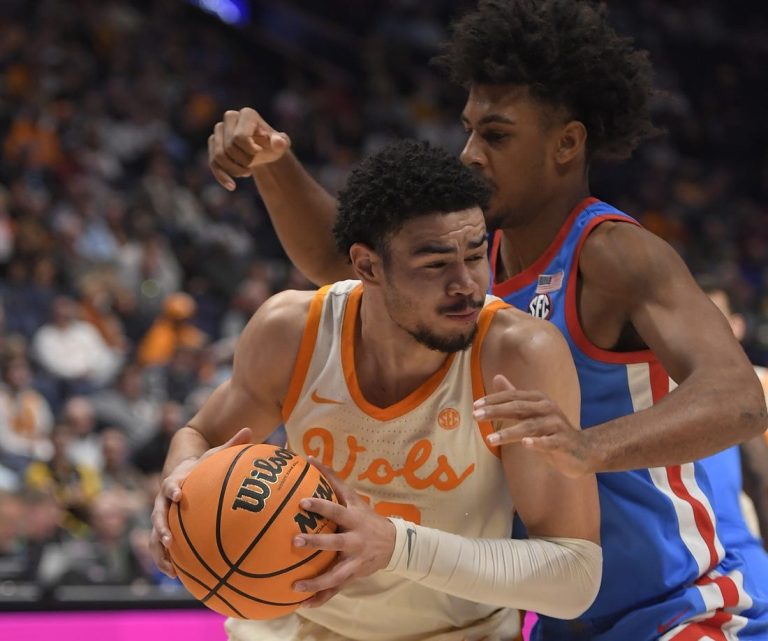 No. 17 Tennessee stifles Ole Miss late to advance in SEC tourney