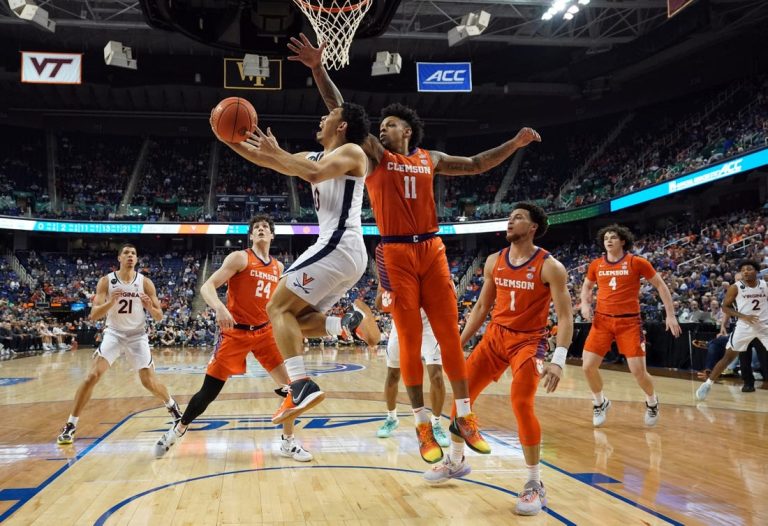 No. 13 Virginia rolls over Clemson in ACC semis