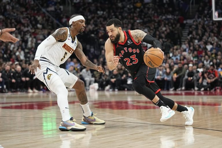 Fred VanVleet rains threes as Raptors hold off Nuggets