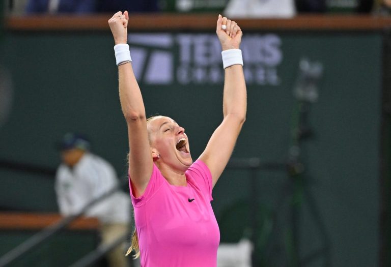 WTA News: Petra Kvitova saves 4 match points in win at Indian Wells
