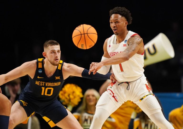 No. 8 Maryland edges No. 9 West Virginia in first-round thriller