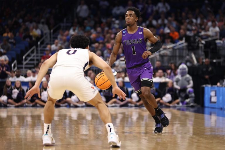 JP Pegues drains game-winner, No. 13 Furman stuns No. 4 Virginia