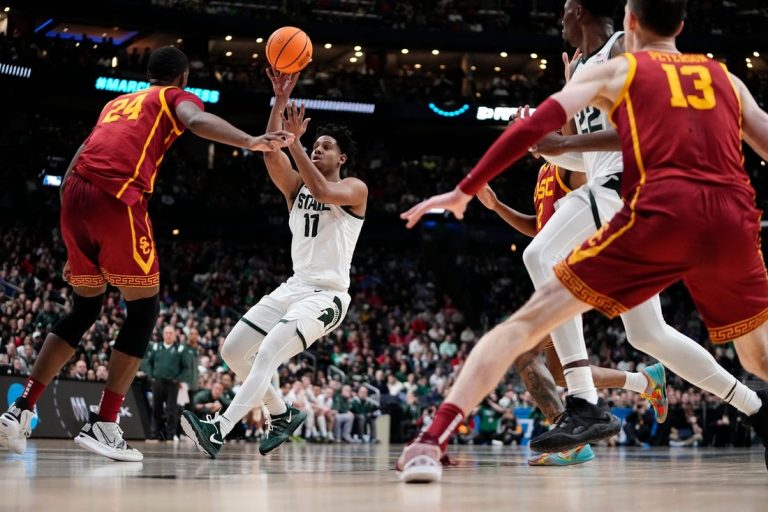 Joey Hauser paces No. 7 Michigan State past No. 10 USC