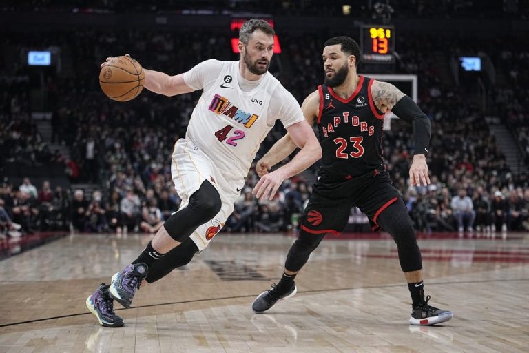 Raptors top Heat, finally make it back to .500