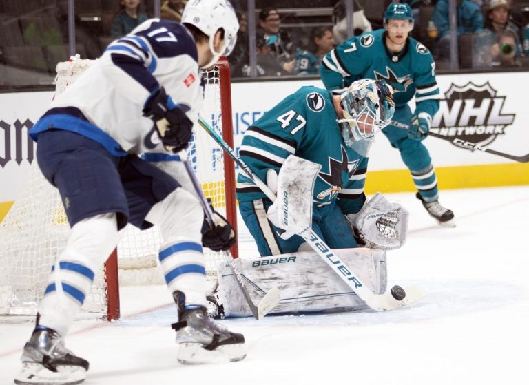 NHL News: James Reimer racks up 41 saves as Sharks blank Jets