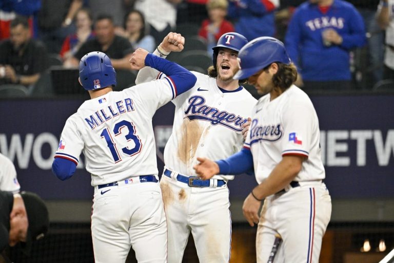 MLB News: Rangers use nine-run fourth inning to rally past Phillies