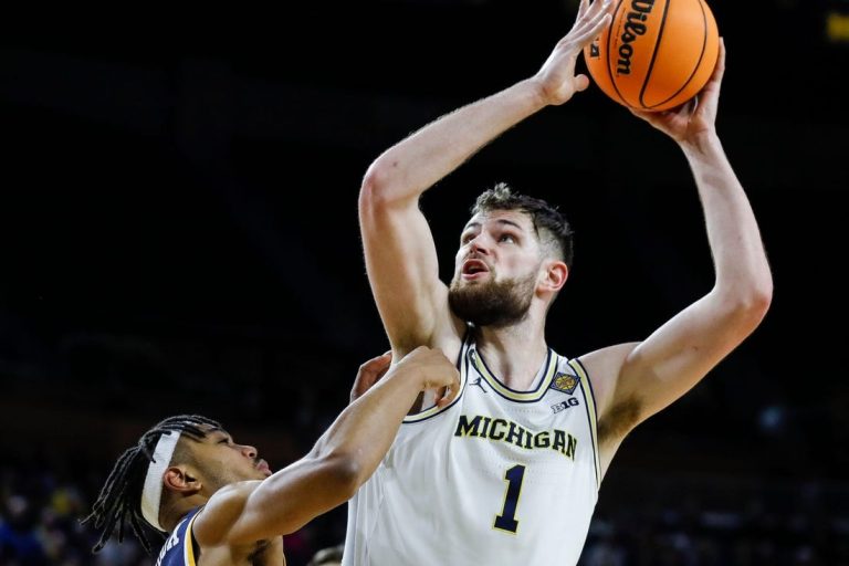 Michigan C Hunter Dickinson enters transfer portal