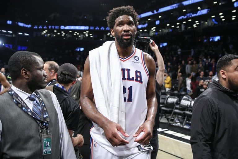 76ers star Joel Embiid (knee) ruled out for Game 4 vs. Nets