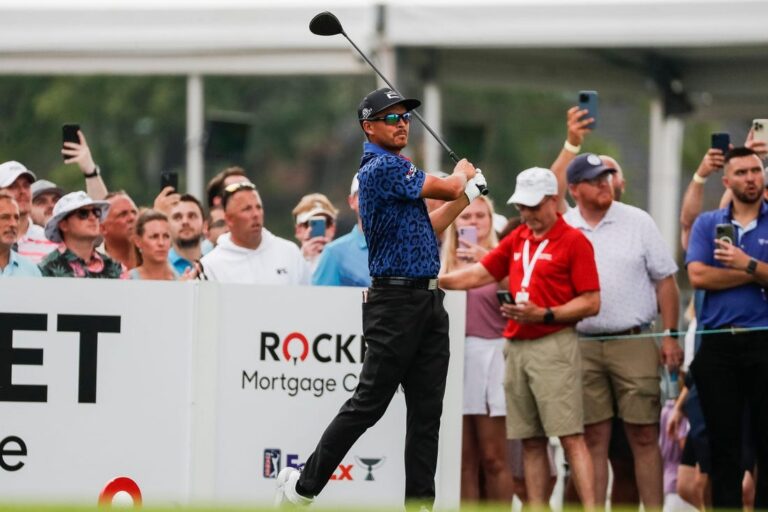 PGA News: Rickie Fowler jumps into lead at Rocket Mortgage Classic