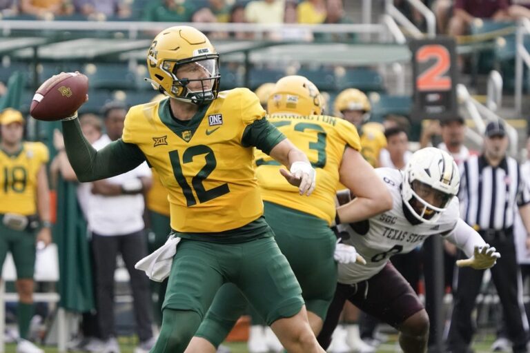 NCAAF News: Baylor QB Blake Shapen not ready; Sawyer Robertson starts vs. Texas