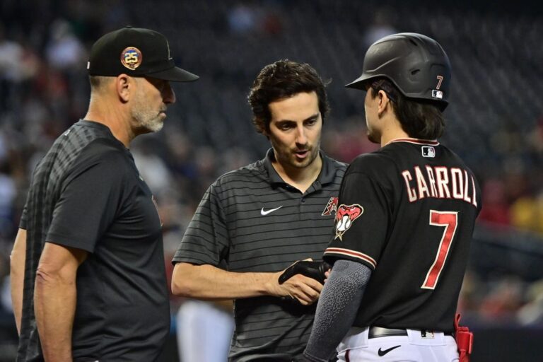 MLB News: D-backs RF Corbin Carroll (wrist) leaves game vs. Rockies