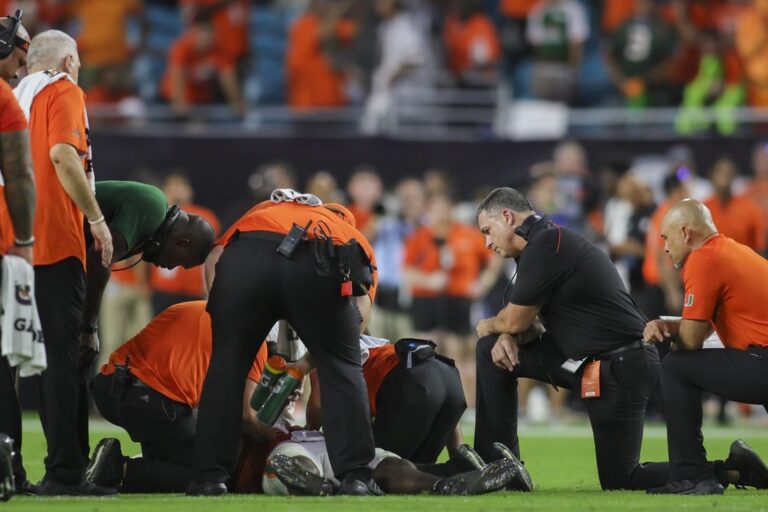 NCAAF News: Miami S Kamren Kinchens released from hospital