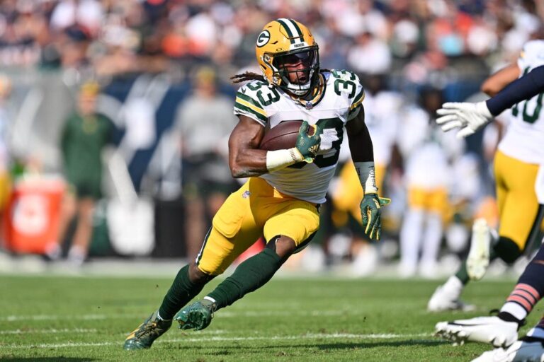NFL News: Packers RB Aaron Jones, WR Christian Watson inactive vs. Falcons