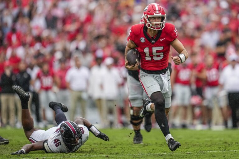 NCAAF News: No. 1 Georgia seeing red in red zone, up for UAB test