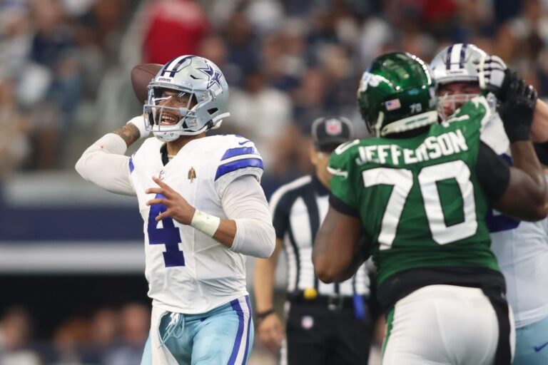 NFL News: Cowboys blow past Aaron Rodgers-less Jets 30-10