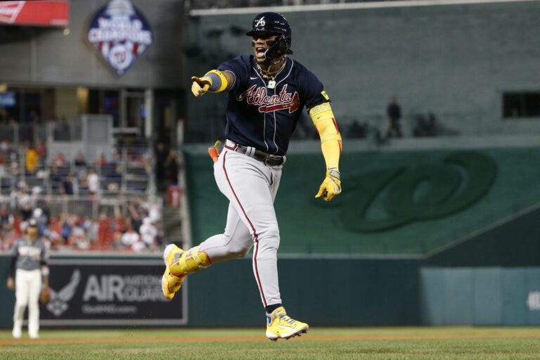 MLB News: Ronald Acuna Jr. joins 40-40 club, Braves beat Nats on road