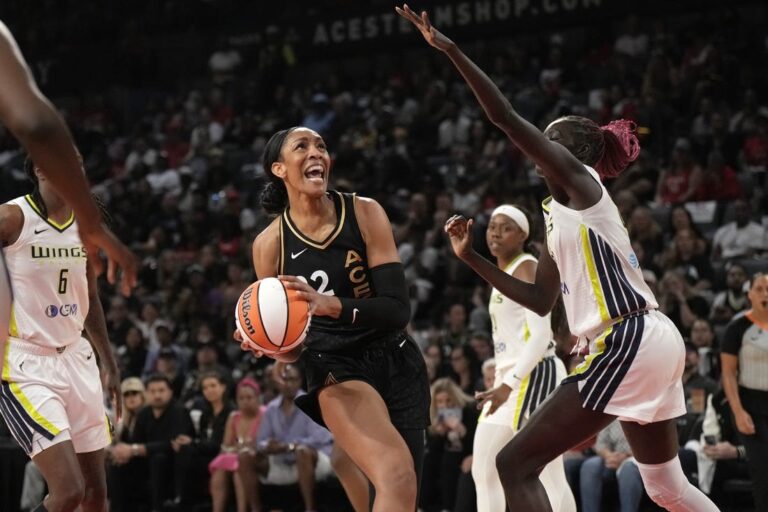 A’Ja Wilson, Aces out to deal Wings more misery