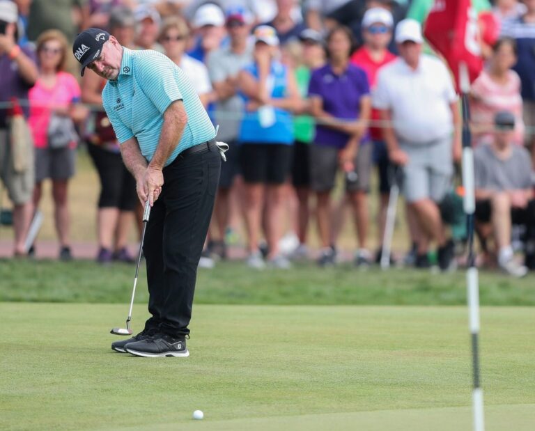 CHAMP News: Rod Pampling finishes hot, takes SAS Championship lead