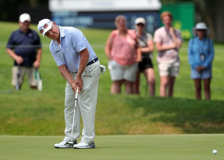 CHAMP News: Scott Parel uses hole-in-one to charge into lead at Furyk & Friends