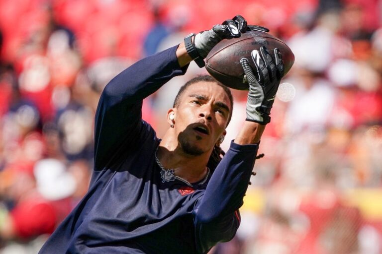 NFL News: Bears WR Chase Claypool inactive vs. Broncos