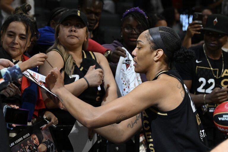 A’ja Wilson, Aces go for sweep against Wings