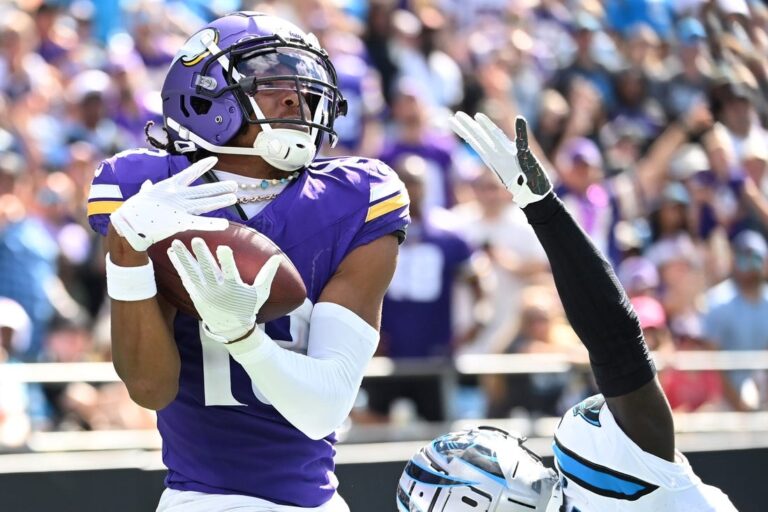 NFL News: Justin Jefferson, Vikings rally past Panthers for first win