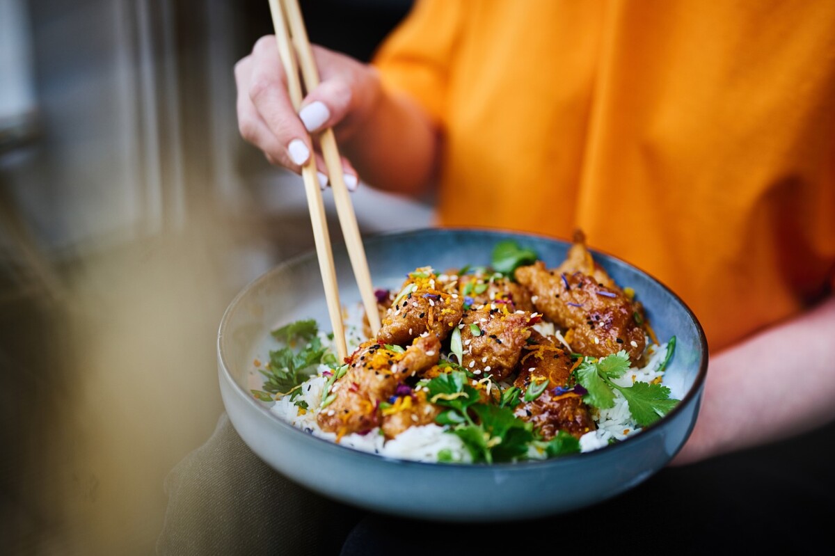 Asian Chicken and Rice with Miso, Soy, and Ginger Recipe by CWEB.com