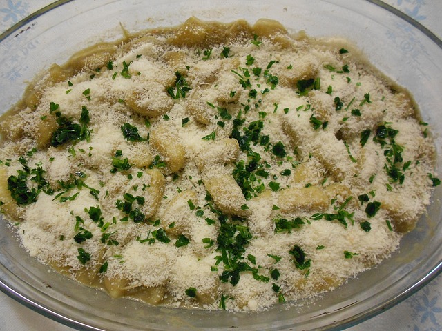 Creamy white cheese baked gnocchi casserole recipe by CWEB
