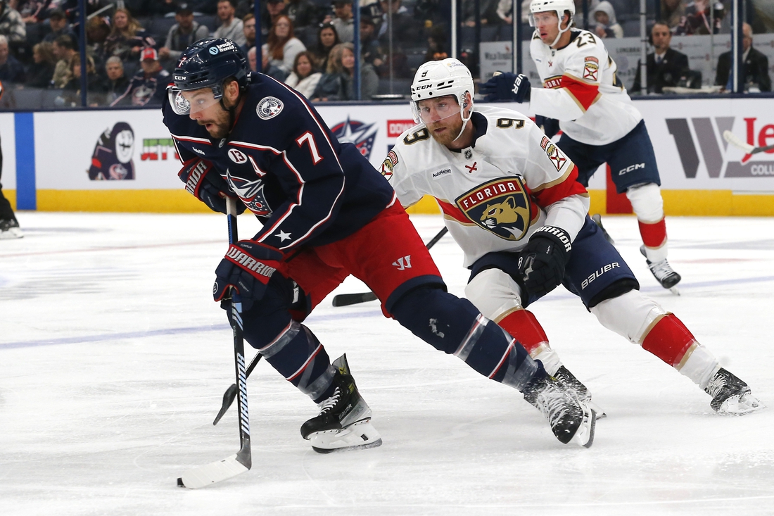 NHL News Late Johnny Gaudreau honored, but Blue Jackets fall to