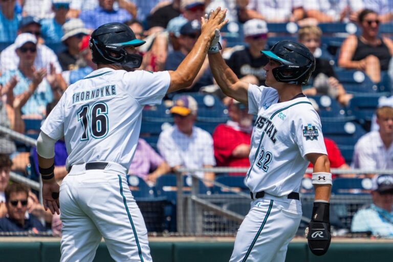 NCAABBL News: MWCS: Coastal Carolina pulls away late to beat Arizona