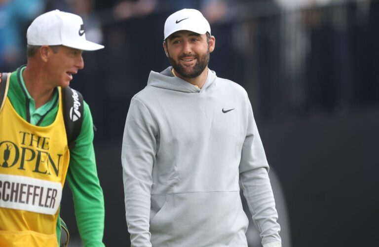PGA News: Scottie Scheffler holds lead at midway point of The Open