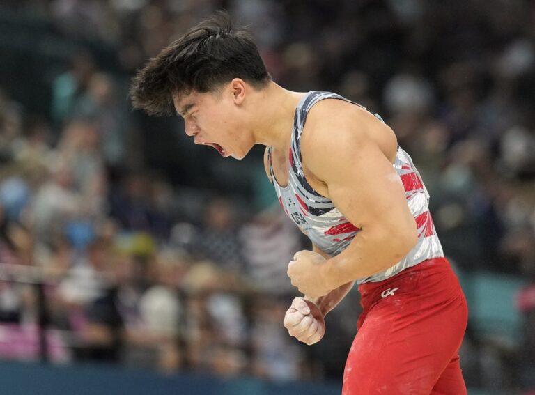 Asher Hong grabs record lead at U.S. Gymnastics Championships