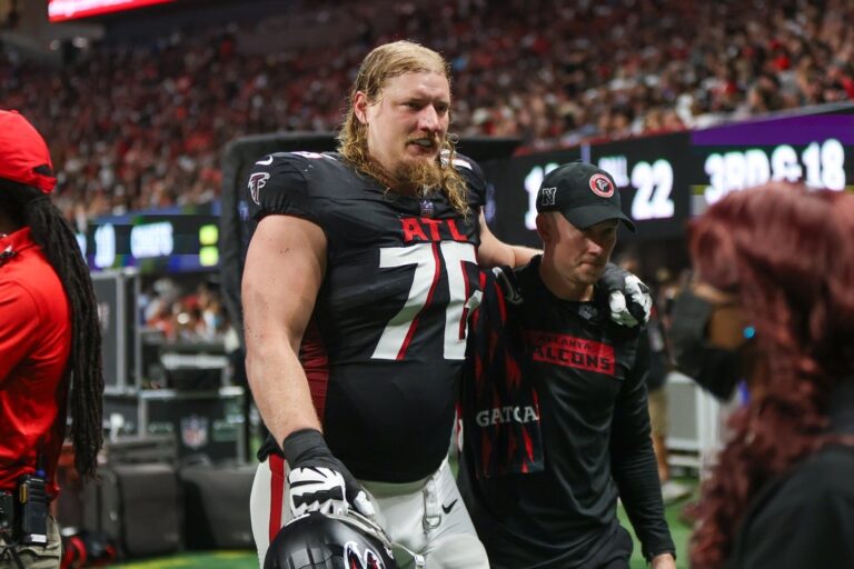 NFL News: Falcons place RT Kaleb McGary on season-ending IR