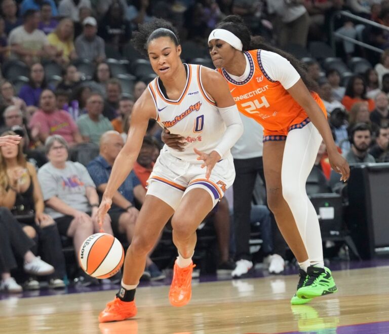 Satou Sabally gets surprise start, leads Mercury past Sun