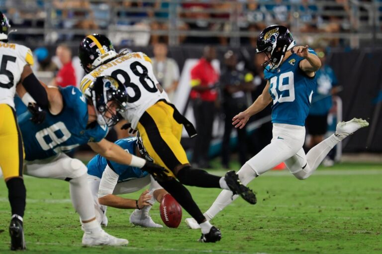 NFL News: Jags’ Cam Little kicks 70-yard field goal in preseason loss to Steelers