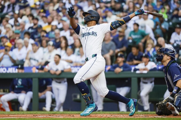 MLB News: Julio Rodriguez’s two homers, Cal Raleigh’s 44th power Mariners past Rays